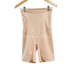 Cupid Shapewear Shorts Tummy Tuck High Waisted Thigh Slimmer Beige 2XL XXL